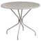 Flash Furniture 35.25&#x22; Gray Contemporary Round Outdoor Patio Table with Umbrella Hole